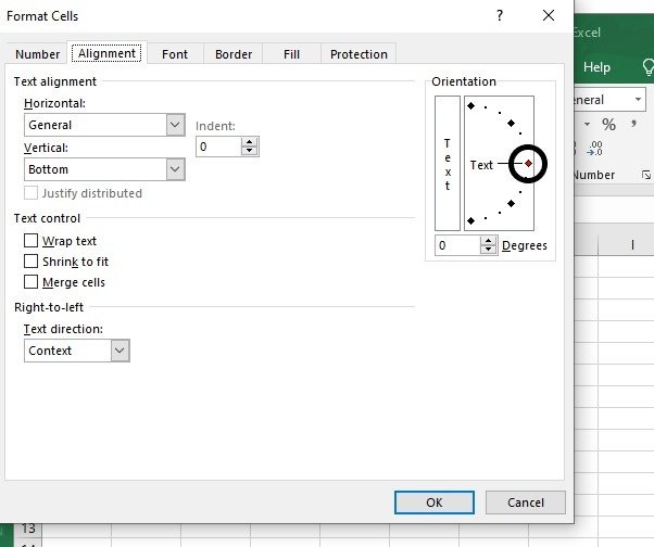 How to Rotate Text in Cells in Excel