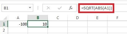 Calculate Square Root In Excel Using SQRT Function