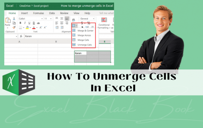 How To Unmerge Cells In Excel